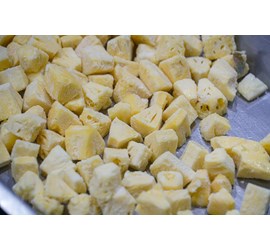 Frozen Pineapple Cubed