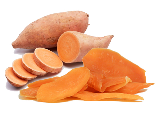 Dried sweet potatoes